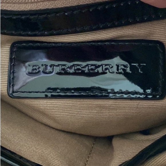 Burberry Dryden Patent Leather and Nova Check Crossbody Bag - Picture 10 of 14